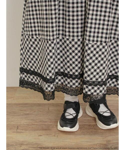 Samansa Mos2（サマンサ モスモス）の「【オズの魔法使】ギンガムワンピース（ワンピース・レディース・ブラック/ブルー・F）」の17枚目の写真