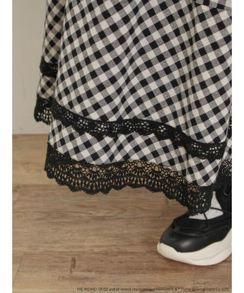 Samansa Mos2（サマンサ モスモス）の「【オズの魔法使】ギンガムワンピース（ワンピース・レディース・ブラック/ブルー・F）」の18枚目の写真