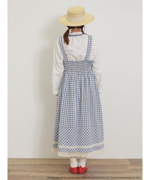 Samansa Mos2（サマンサ モスモス）の「【オズの魔法使】ギンガムワンピース（ワンピース・レディース・ブラック/ブルー・F）」の21枚目の写真