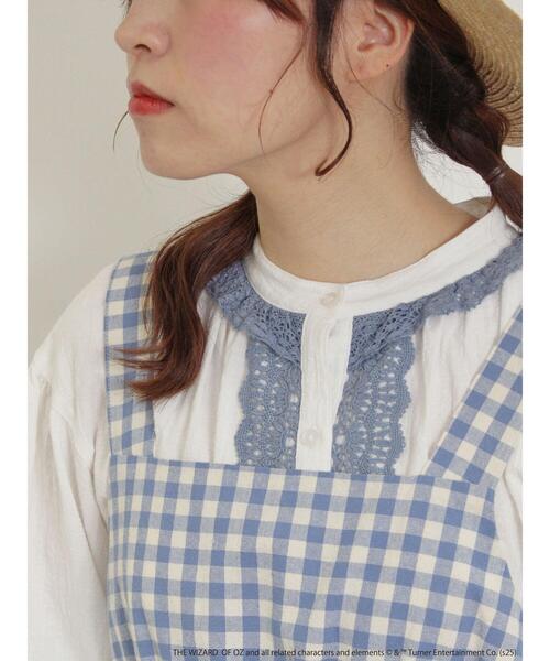 Samansa Mos2（サマンサ モスモス）の「【オズの魔法使】ギンガムワンピース（ワンピース・レディース・ブラック/ブルー・F）」の22枚目の写真