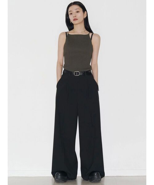 VEQUM(VEQUM)の「【VEQUM】SQUARE LEATHER BELT(ベルト・レディース・ブラック・FREE)」の8枚目の写真