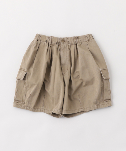 パンツ BALLOON EASY CARGO SHORT is-ness is-ness - イズネス25SS BALLOON EZ CARGO SHORTS(1005SSPT04)BLACK