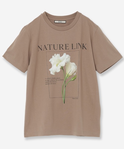 R-ISM リズム グラフィックTシャツ　FLOWER リズム R-ISM グラフィックTシャツ（FLOWER） （オフ