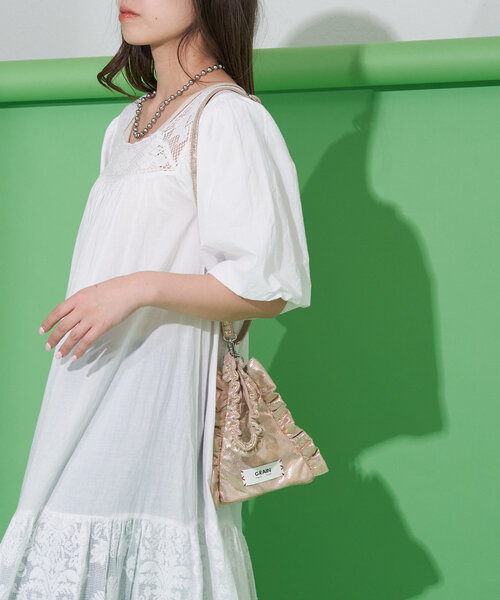 GRAIN(グレイン)の「【GRAIN/グレイン】メタリックトライアングル2WAYミニショルダー(ショルダーバッグ・レディース・ブルー/シルバー/ピンク・FREE)」の19枚目の写真