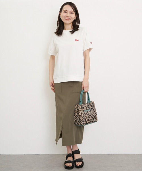 ikka（イッカ）の「Healthknit Product ヘルスニットプロダクト ガゼット半袖Tシャツ（Tシャツ/カットソー・レディース・ホワイト/その他1/ブラック/オフホワイト/チャコールグレー/ブルー・M/L/S）」の19枚目の写真