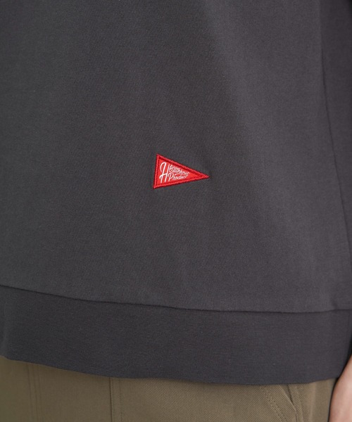 ikka（イッカ）の「Healthknit Product ヘルスニットプロダクト ガゼット半袖Tシャツ（Tシャツ/カットソー・レディース・ホワイト/その他1/ブラック/オフホワイト/チャコールグレー/ブルー・M/L/S）」の8枚目の写真