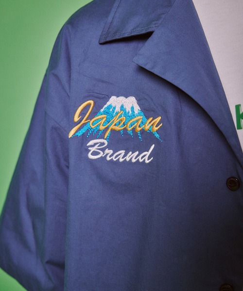 セール】【YOIDORE/酔いどれ】オープンカラー 半袖スカシャツ（シャツ