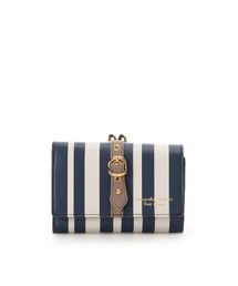 Samantha Thavasa Petit Choice | ストライプフロントベルト 口金折財布(財布)