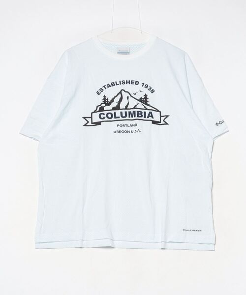 Columbia(コロンビア)の「コロンビア コールド ベイ ダッシュ ショートスリーブティー(Tシャツ/カットソー・メンズ・ブラック/ホワイト/ダークグリーン/キャメル・M/L/LL/S)」の1枚目の写真