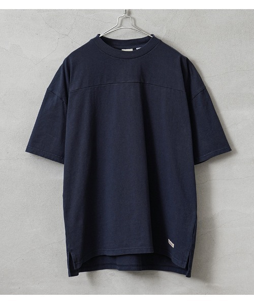WAIPER.inc(ワイパーインク)の「Goodwear グッドウェア 2W7-15203 USAコットン S/S フットボール Tシャツ BIG(Tシャツ/カットソー・メンズ・ネイビー/ホワイト/ブラック/杢グレー・S/M/L/XL)」の4枚目の写真