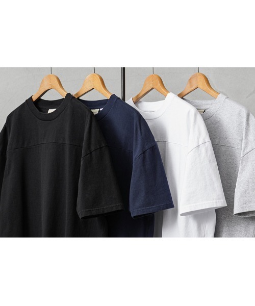 WAIPER.inc(ワイパーインク)の「Goodwear グッドウェア 2W7-15203 USAコットン S/S フットボール Tシャツ BIG(Tシャツ/カットソー・メンズ・ネイビー/ホワイト/ブラック/杢グレー・S/M/L/XL)」の7枚目の写真