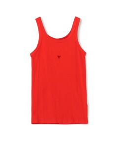 【美品】baserange オレンジ　ベロア　キャミソール セール】Baserange/ベースレンジ HEART TANK / TOHT-RB-SU25