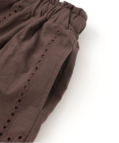 petit main（プティマイン）の「【リンク】レースキュロット(キッズ)（その他パンツ・キッズ・オフホワイト/ダークブラウン/ラベンダー・90cm/130cm/100cm/80ｃｍ/120cm/110cm）」の9枚目の写真