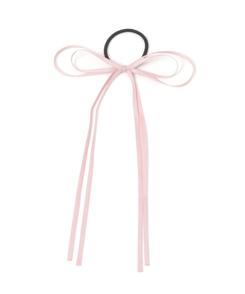 LAKOLE（ラコレ）の「細ダブルリボンヘアゴム / 427180（ヘアゴム・レディース・ピンク/グレー/ブラウン系その他・FREE）」の3枚目の写真