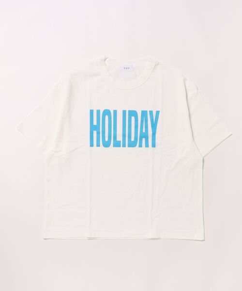 HOLIDAY ✱ Tシャツ セール】フォブ HOLIDAY Tシャツ(Tシャツ/カットソー)|FOV