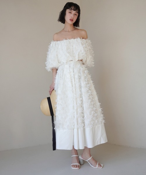 EIMY ISTOIRE(エイミーイストワール)の「リボンクロスギャザーTOPS(その他トップス・レディース・ホワイト・F)」の15枚目の写真
