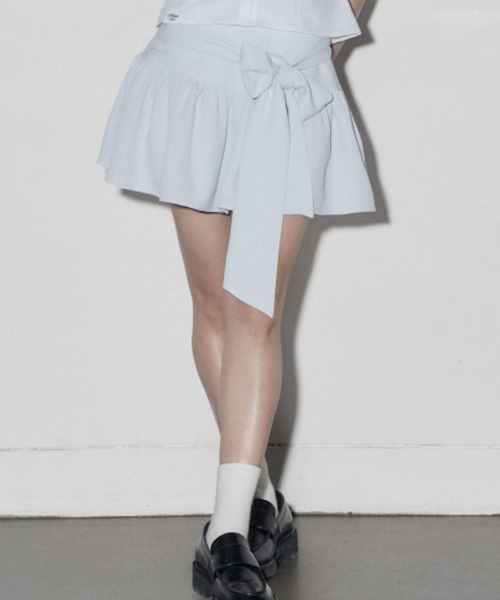 Midnight Move（ミッドナイトムーブ）の「Midnight Move／WINGスカート（スカート・レディース・ホワイト/ブラック/ライトブルー・SMALL）」の3枚目の写真