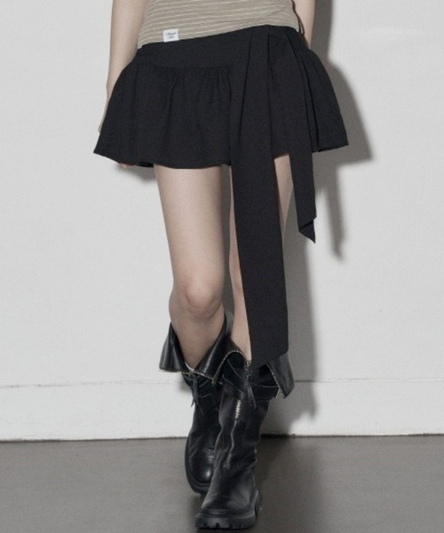 Midnight Move（ミッドナイトムーブ）の「Midnight Move／WINGスカート（スカート・レディース・ホワイト/ブラック/ライトブルー・SMALL）」の2枚目の写真