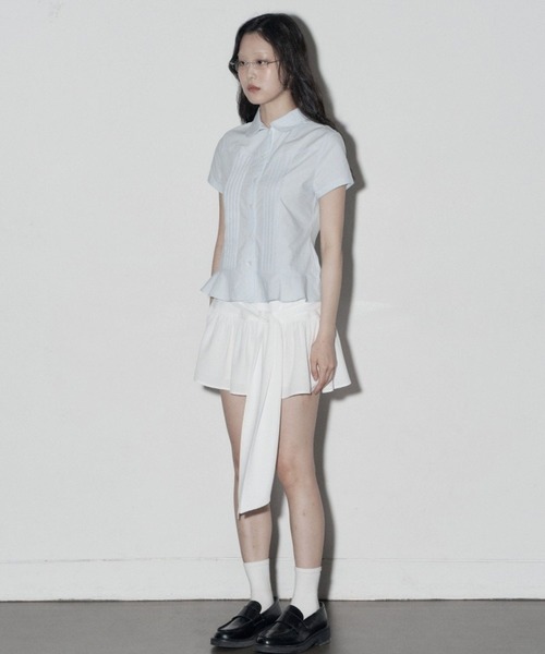 Midnight Move（ミッドナイトムーブ）の「Midnight Move／WINGスカート（スカート・レディース・ホワイト/ブラック/ライトブルー・SMALL）」の6枚目の写真