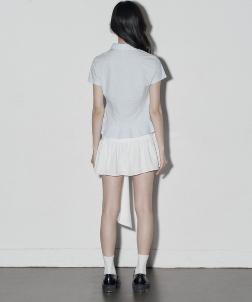 Midnight Move（ミッドナイトムーブ）の「Midnight Move／WINGスカート（スカート・レディース・ホワイト/ブラック/ライトブルー・SMALL）」の7枚目の写真