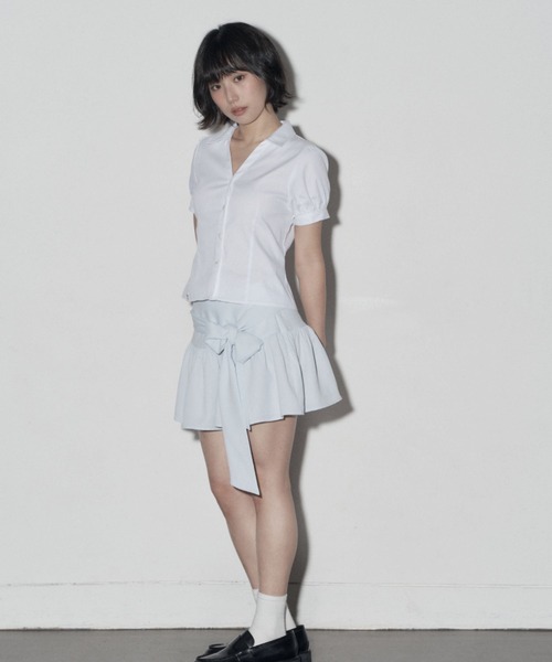 Midnight Move（ミッドナイトムーブ）の「Midnight Move／WINGスカート（スカート・レディース・ホワイト/ブラック/ライトブルー・SMALL）」の14枚目の写真