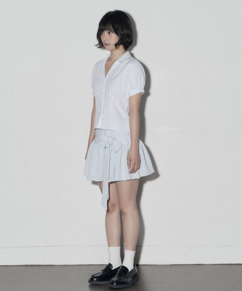 Midnight Move（ミッドナイトムーブ）の「Midnight Move／WINGスカート（スカート・レディース・ホワイト/ブラック/ライトブルー・SMALL）」の16枚目の写真