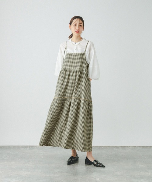 GLOBAL WORK(グローバルワーク)の「2WAYアソートキャミワンピース/328232(ワンピース・レディース・イエロー系その他/ブラック系その他/ブラック・MEDIUM/LARGE)」の16枚目の写真