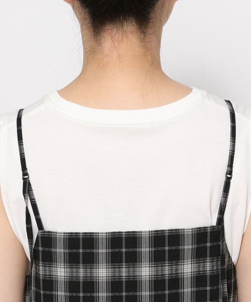 GLOBAL WORK(グローバルワーク)の「2WAYアソートキャミワンピース/328232(ワンピース・レディース・イエロー系その他/ブラック系その他/ブラック・MEDIUM/LARGE)」の12枚目の写真