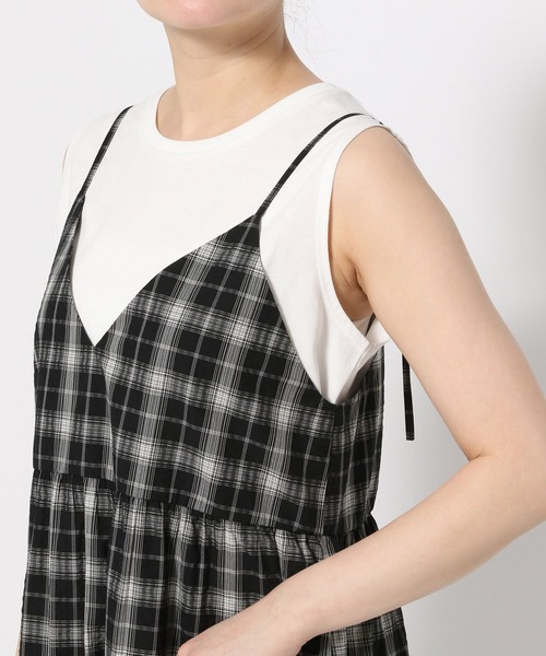 GLOBAL WORK(グローバルワーク)の「2WAYアソートキャミワンピース/328232(ワンピース・レディース・イエロー系その他/ブラック系その他/ブラック・MEDIUM/LARGE)」の13枚目の写真