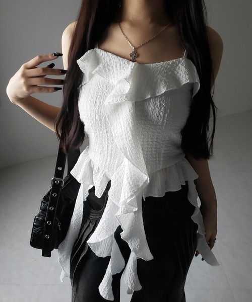 ラッフルレイヤードビスチェ / Ruffled Layered Bustier レディース ラッフルレイヤードビスチェ / Ruffled Layered Bustier（その他