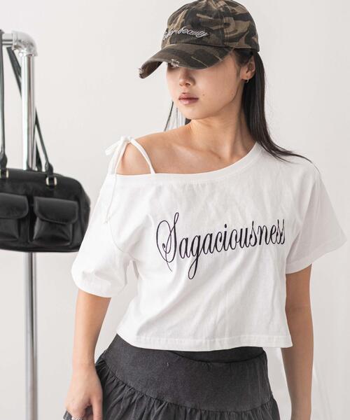 WEGO（ウィゴー）の「WEGO/2WAYオフショルショートT（Tシャツ/カットソー・レディース・その他4/その他1/その他2/その他3/その他5/その他8/その他7/その他6・FREE）」の17枚目の写真