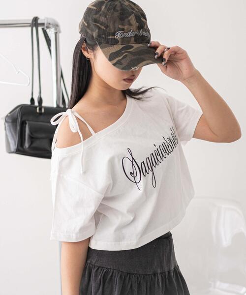 WEGO（ウィゴー）の「WEGO/2WAYオフショルショートT（Tシャツ/カットソー・レディース・その他4/その他1/その他2/その他3/その他5/その他8/その他7/その他6・FREE）」の18枚目の写真