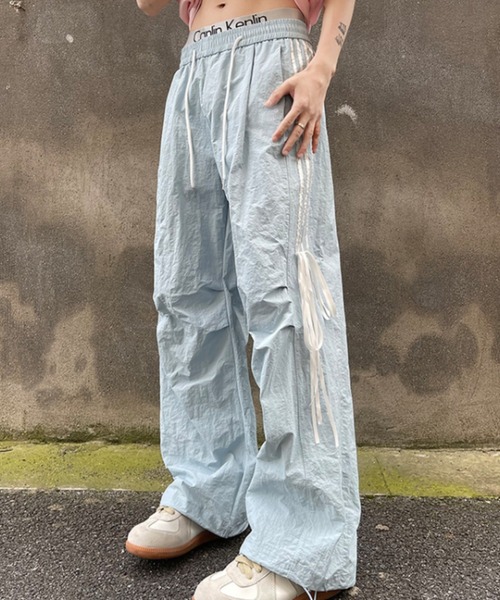 Per sist ence（パーシエンス）の「サイドリボンパステルナイロンパンツ（その他パンツ・レディース・イエロー/ピンク/ブルー・LARGE/MEDIUM）」の5枚目の写真