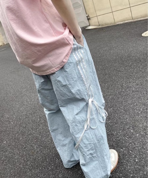 Per sist ence（パーシエンス）の「サイドリボンパステルナイロンパンツ（その他パンツ・レディース・イエロー/ピンク/ブルー・LARGE/MEDIUM）」の8枚目の写真