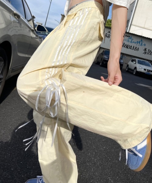 Per sist ence（パーシエンス）の「サイドリボンパステルナイロンパンツ（その他パンツ・レディース・イエロー/ピンク/ブルー・LARGE/MEDIUM）」の14枚目の写真