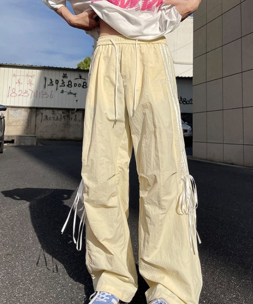 Per sist ence（パーシエンス）の「サイドリボンパステルナイロンパンツ（その他パンツ・レディース・イエロー/ピンク/ブルー・LARGE/MEDIUM）」の11枚目の写真