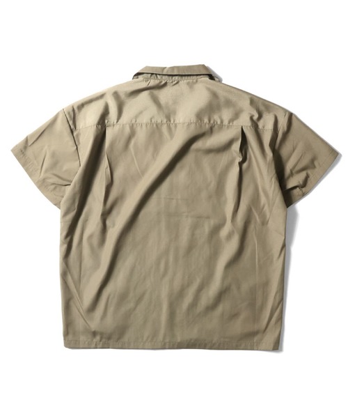 HOUSTON ベトナム刺繍キューバシャツ半袖シャツ M HOUSTON シャツ ヒューストン BOTANICAL EMB CUBA SHIRT