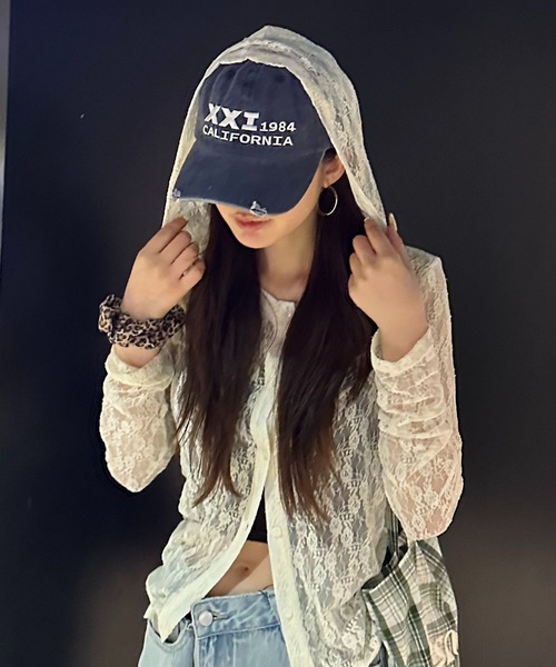 FOREVER 21(フォーエバー トゥエンティーワン)の「【2025SS】ヴィンテージ加工キャップ(キャップ・レディース・ネイビー/レッド/ブラック・FREE)」の10枚目の写真