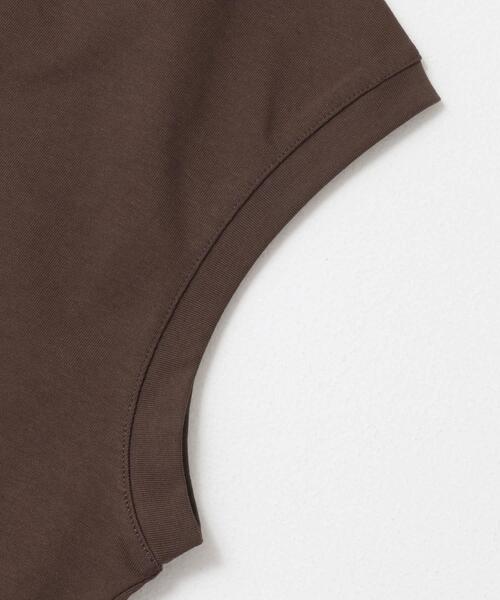 URBAN RESEARCH DOORS(アーバンリサーチドアーズ)の「『UR TECH』汗染み防止ドルマンTシャツ(Tシャツ/カットソー・レディース・チャコールグレー/オフホワイト/ライトグレー/ブラウン/ネイビー・MEDIUM)」の10枚目の写真