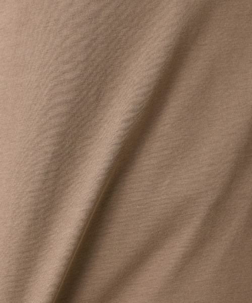 INED（イネド）の「【UVカット】スキッパーデザイントップス（Tシャツ/カットソー・レディース・モカ/ブラック・9号/11号）」の17枚目の写真