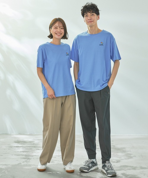 Arnold Palmer（アーノルドパーマー）の「シェア カノコ ワンポイント刺繍 Tシャツ（Tシャツ/カットソー・レディース・ミント/ピンク/スカイブルー/ネイビー・XS/M/L/S/LL）」の10枚目の写真