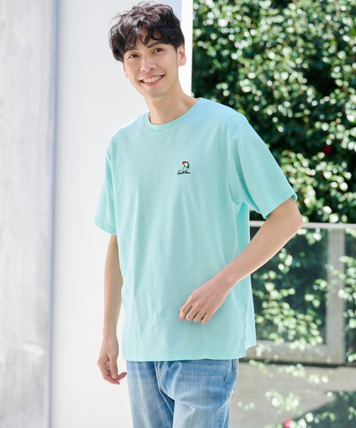 Arnold Palmer（アーノルドパーマー）の「シェア カノコ ワンポイント刺繍 Tシャツ（Tシャツ/カットソー・レディース・ミント/ピンク/スカイブルー/ネイビー・XS/M/L/S/LL）」の12枚目の写真