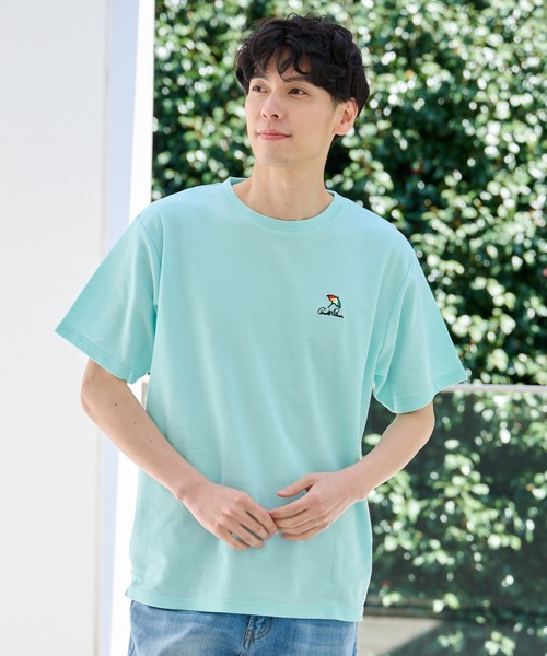 Arnold Palmer（アーノルドパーマー）の「シェア カノコ ワンポイント刺繍 Tシャツ（Tシャツ/カットソー・レディース・ミント/ピンク/スカイブルー/ネイビー・XS/M/L/S/LL）」の11枚目の写真