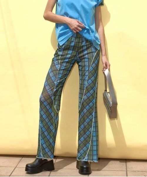 MAISON SPECIAL パンツ Plaid Pattern Easy Pants/チェック