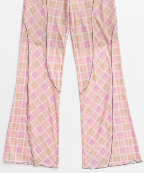Panel Plaid Pants/パネルチェックパンツ【MAISON SPECIAL
