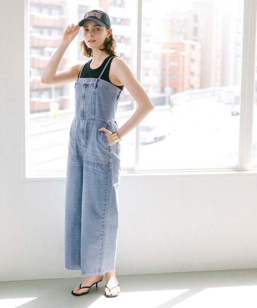 【JAPANデニム】ベアサロペット JAPANデニム】ベアサロペット | DOUDOU(ドゥドゥ)レディース