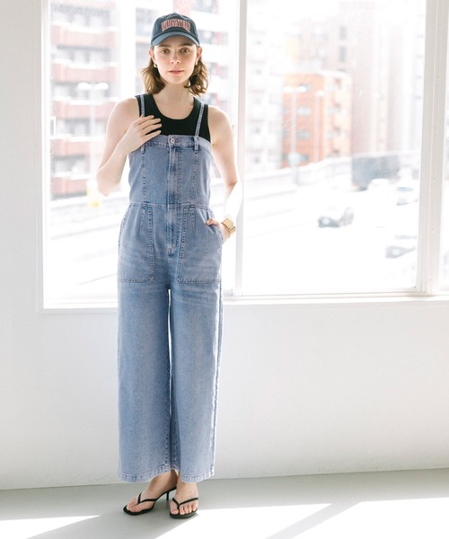 coca（coca）（コカ）の「ベアデニムサロペット（サロペット/オーバーオール・レディース・インディゴブルー/ブルー・S/L/M）」の8枚目の写真