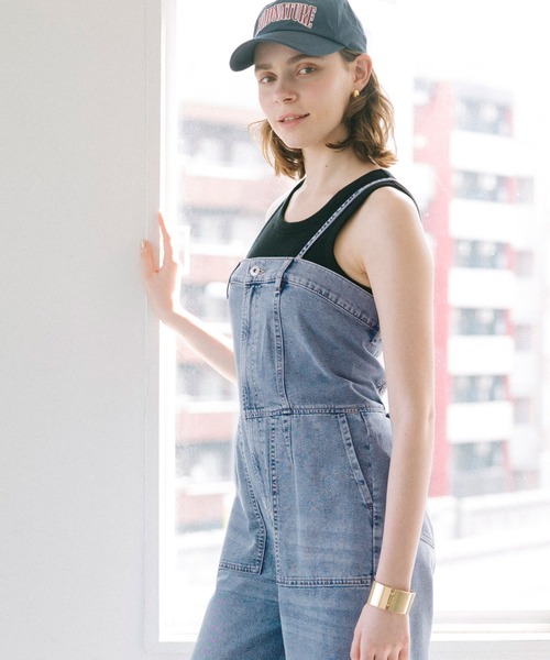 coca（coca）（コカ）の「ベアデニムサロペット（サロペット/オーバーオール・レディース・インディゴブルー/ブルー・S/L/M）」の9枚目の写真