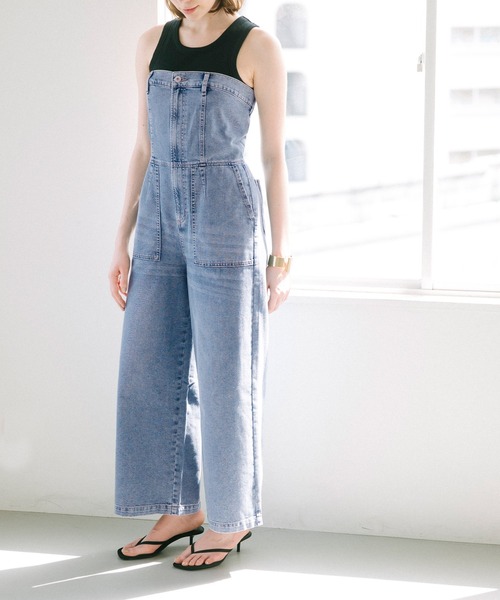 coca（coca）（コカ）の「ベアデニムサロペット（サロペット/オーバーオール・レディース・インディゴブルー/ブルー・S/L/M）」の10枚目の写真
