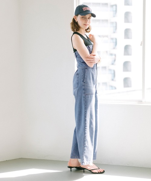 coca（coca）（コカ）の「ベアデニムサロペット（サロペット/オーバーオール・レディース・インディゴブルー/ブルー・S/L/M）」の11枚目の写真